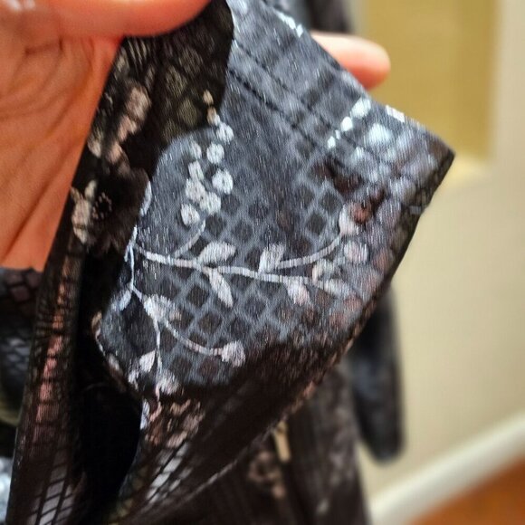 Vintage Artex Fashions Y2K  2 pc S Animal Print Long Sleeve W Cutout Neckline - Picture 6 of 14